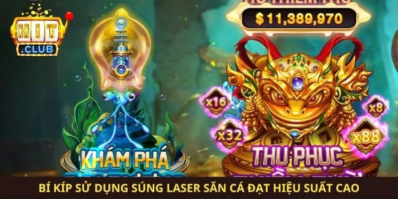 Bí kíp sử dụng súng laser săn cá đạt hiệu suất cao