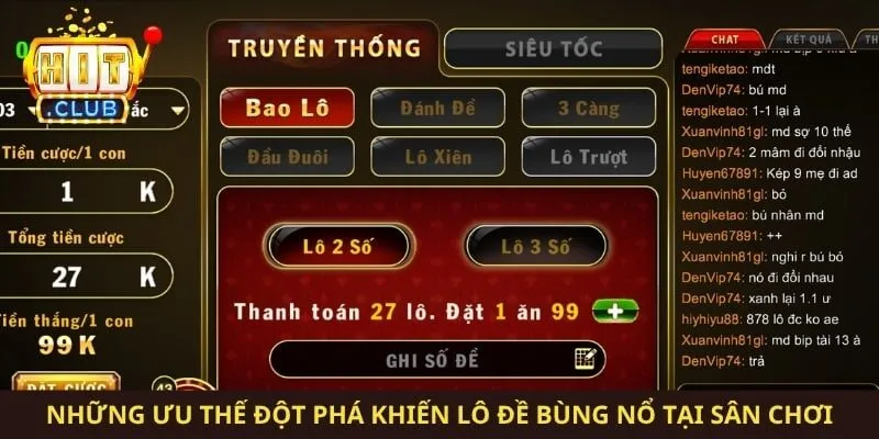 Những ưu thế đột phá khiến lô đề bùng nổ tại sân chơi
