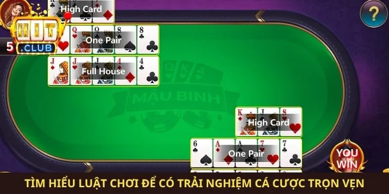 Tìm hiểu luật chơi để có trải nghiệm cá cược trọn vẹn